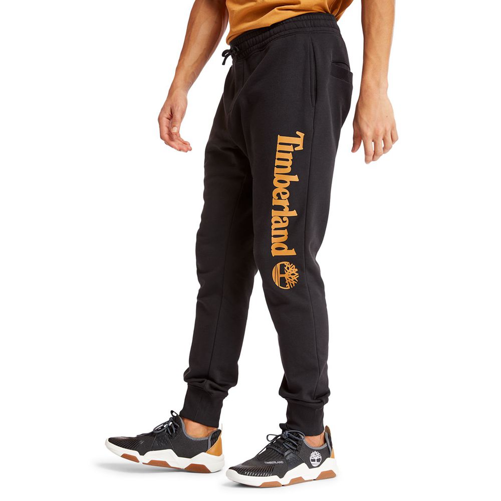 Pantalones Timberland Hombre Jogger Sweat Negras - Chile MET-680341